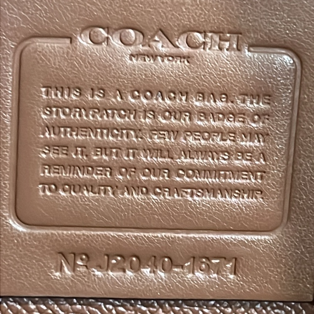 Coach Mollie Blue Tote leather Bag. Silver hardware Retail $378 style 1671 - Picture 10 of 16